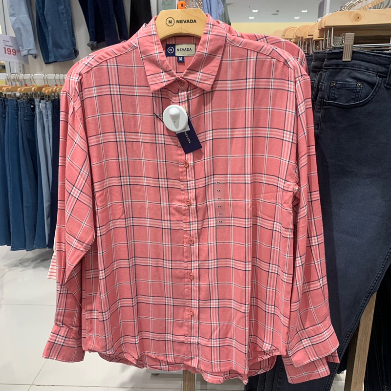 nevada kemeja wanita flanel original matahari store