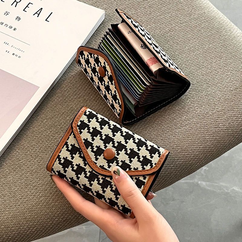 RUMI WALLET / WALLET HOUNDSTOOTH / DOMPET KARTU / CARD HOLDER HOUNDSTOOTH