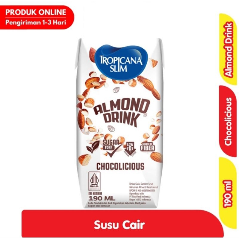 

TROPICANA SLIM Almond Drink Chocolicious 190 ml