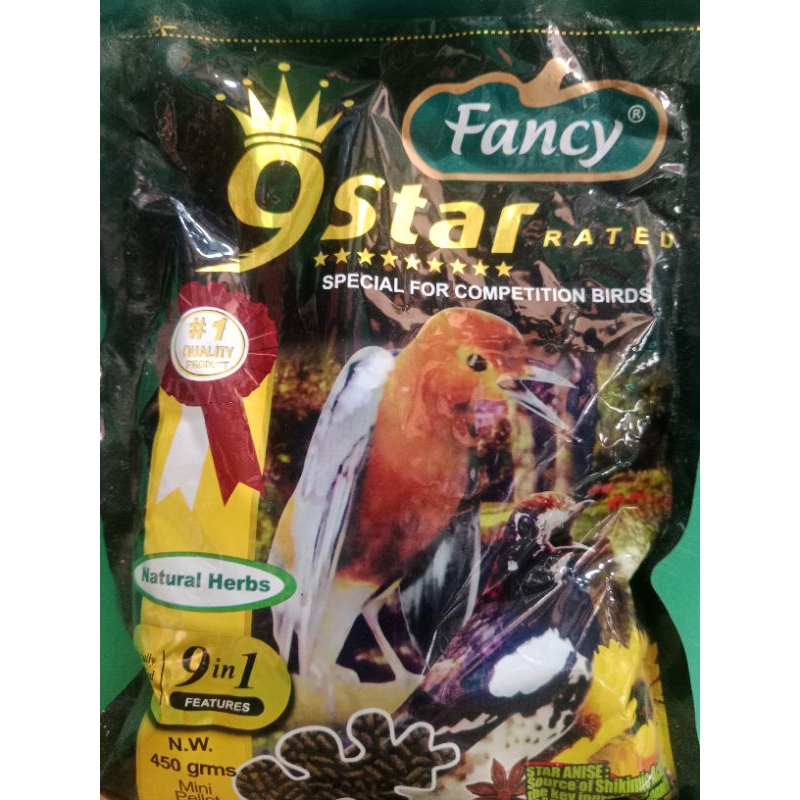 MAKANAN BURUNG FANCY 9STAR COKLAT
