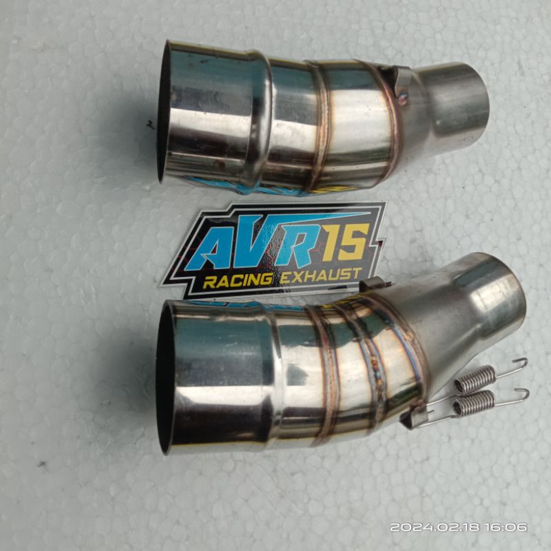 SLIP ON KNALPOT NINJA250FI NINJA250 KARBU INLET 50MM