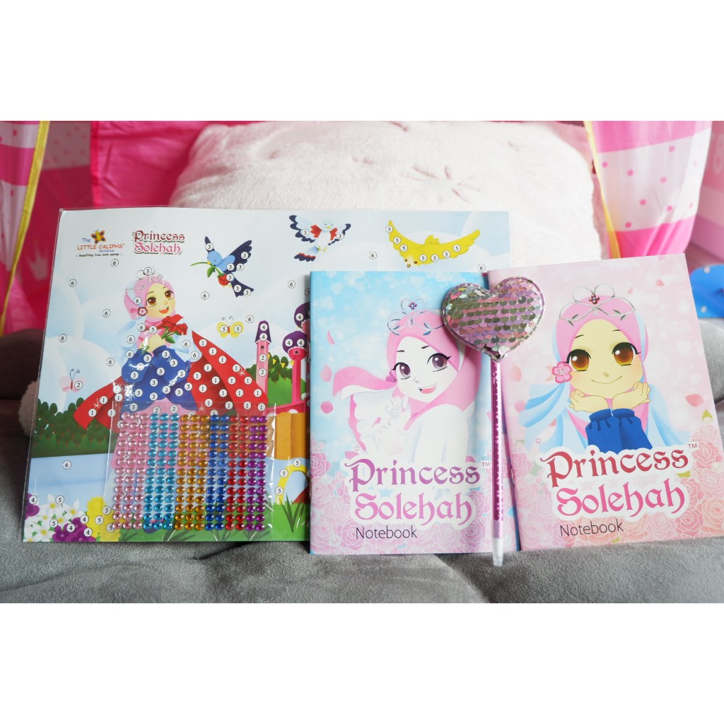 

Princess Solehah Set Bag (notebook dan Pulpen anak)