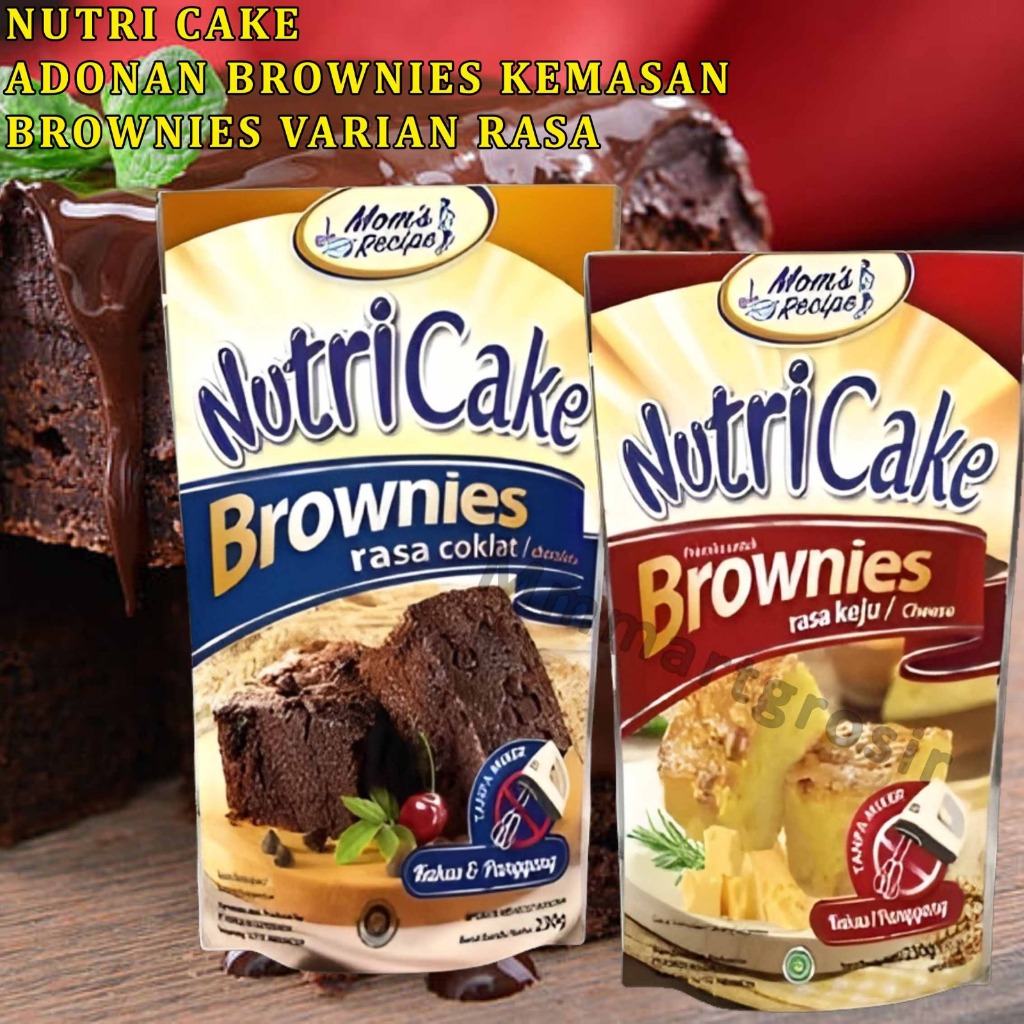 

Nutri Cake / Brownies Kukus Instan / Brownies Kukus Panggang / 230gr