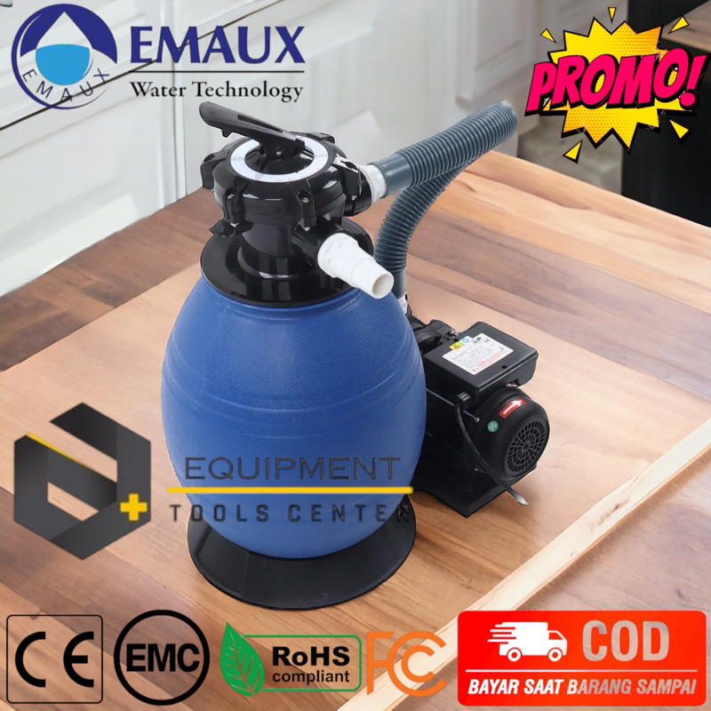 Pompa Filter Kolam Renang Intex 1/2Hp Emaux Combo Portable 0,5Hp