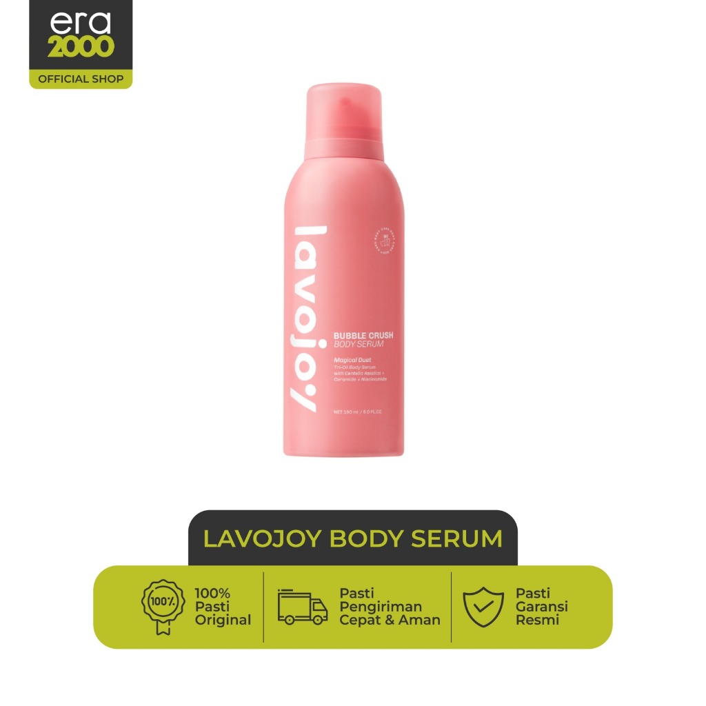 Era 2000 - Lavojoy Bubble Crush Body Serum Magical Duet | Moisturizing | Brighten Skin | Instant Coo