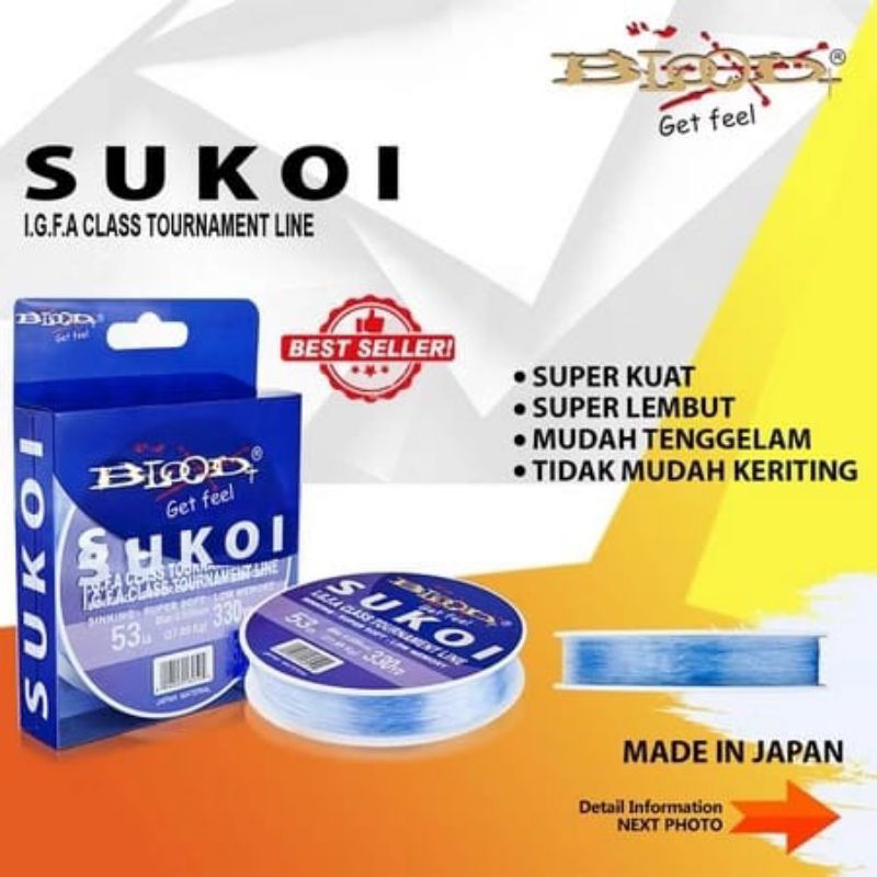 senar blood sukoi 240-330 -senar pancing