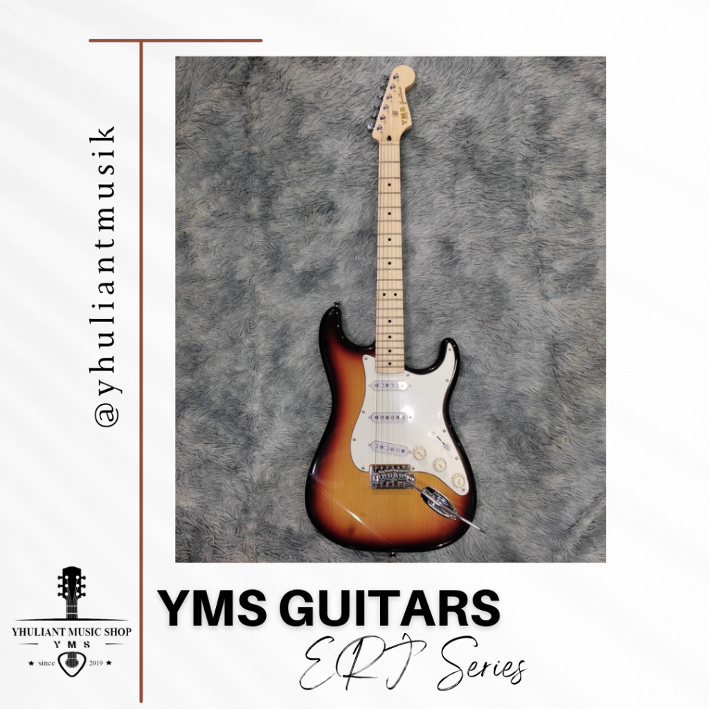 YMS Guitars STR SE ERJ Series Strat Style Electric Guitar Original Made in Indonesia