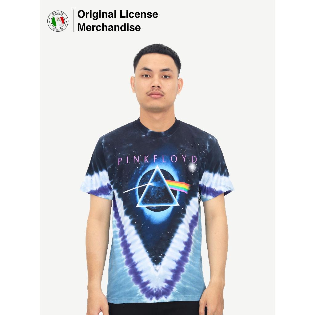 Kaos Baju Tie Dye Full Print Sablon Pria Band PINK FLOYD Ori Pyramid V