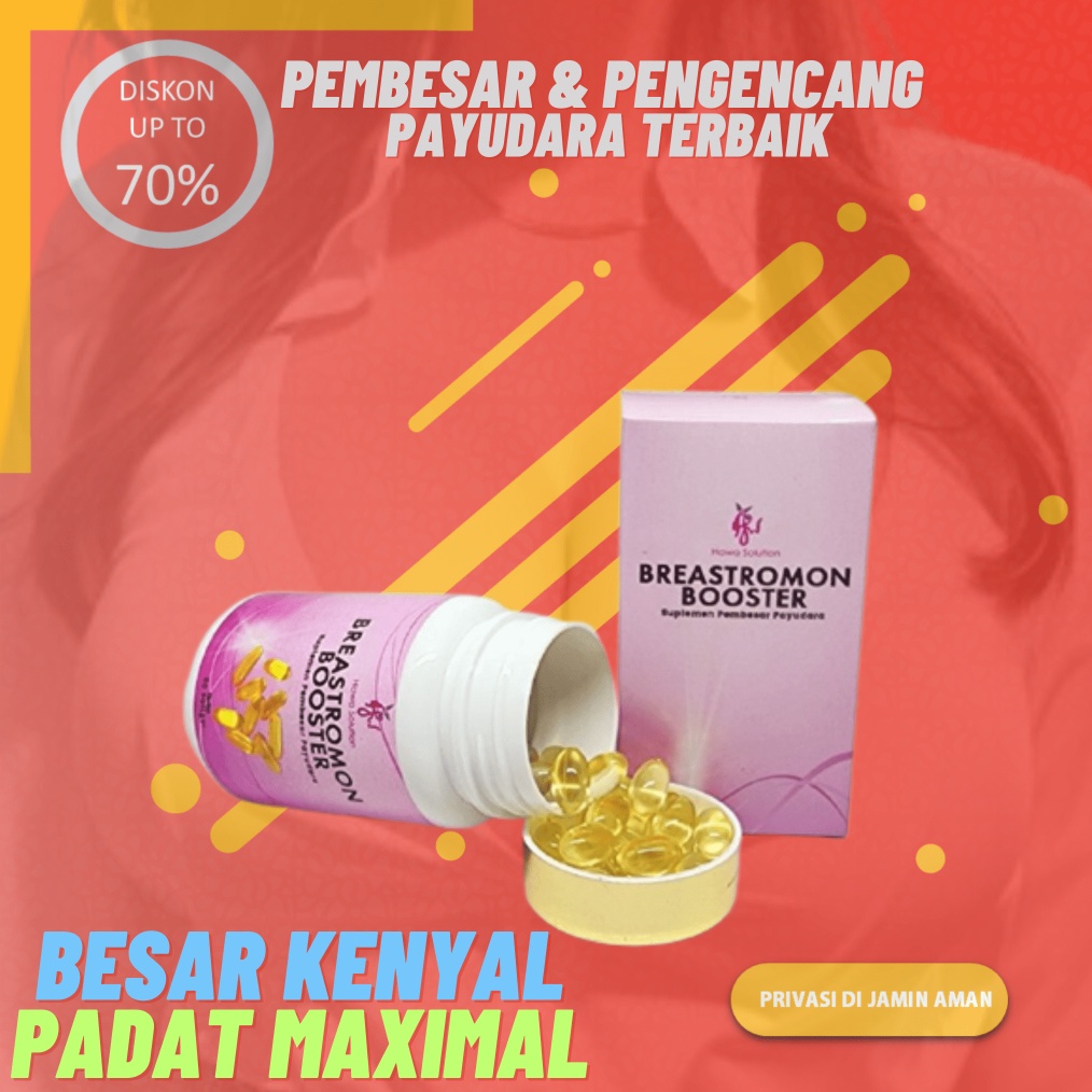 TERLARIS Hormon Estrogen Breastromon Suplemen Pengencang Pembesar Payudara Alami