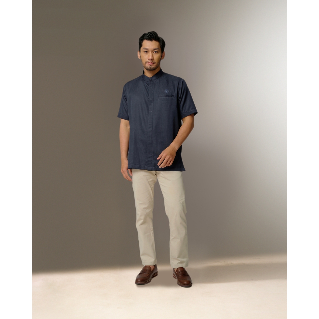 Gerai Hawa - Qais Kemeja Pria Lengan Pendek Baju Koko Dewasa Daily & Premium