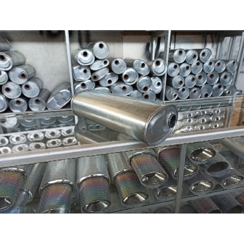 tabung knalpot mobil toyota corolla dx model panjang type standar bahan galvanis