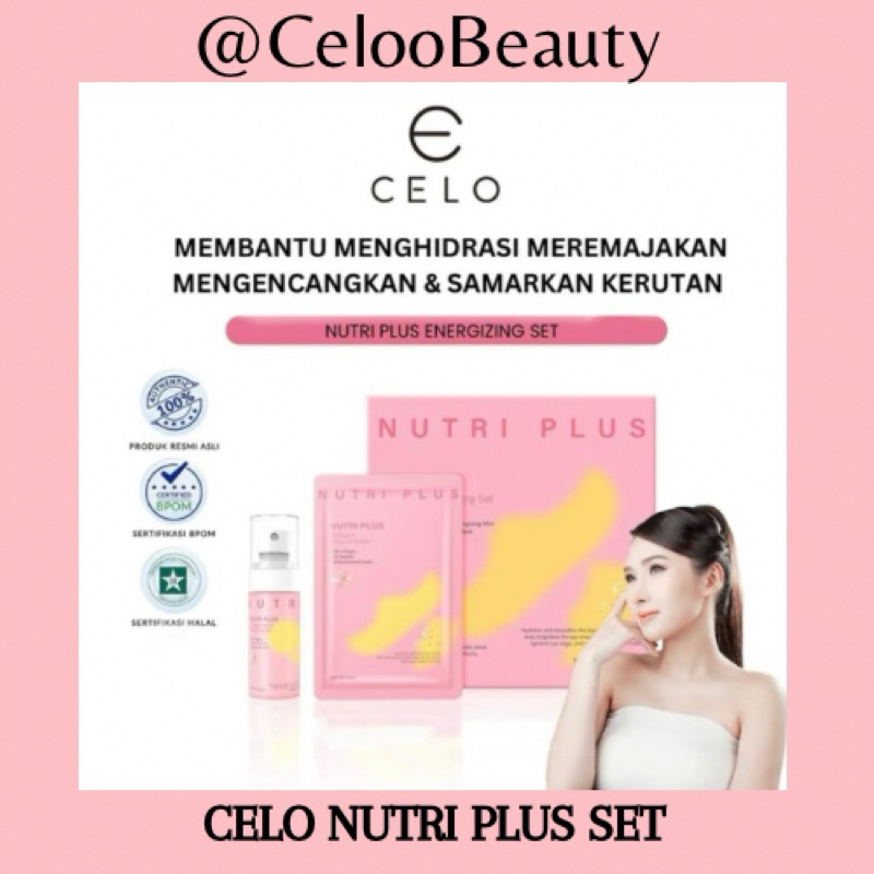 READY STOCK CELO NUTRI PLUS ENERGIZING SET COLLAGEN FILM COLLAGEN MASK CELO.BEAUTE CELOBEAUTEBYCECE 