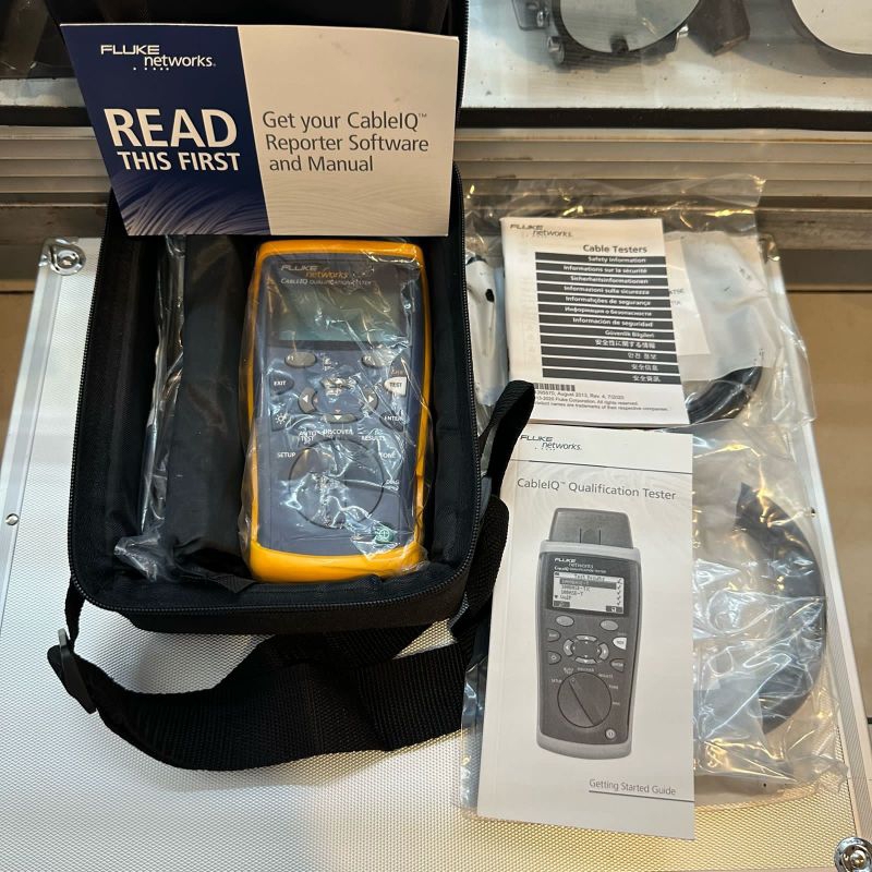Fluke Networks CIQ-100 CableIQ Qualification Tester CIQ100 LAN Tester
