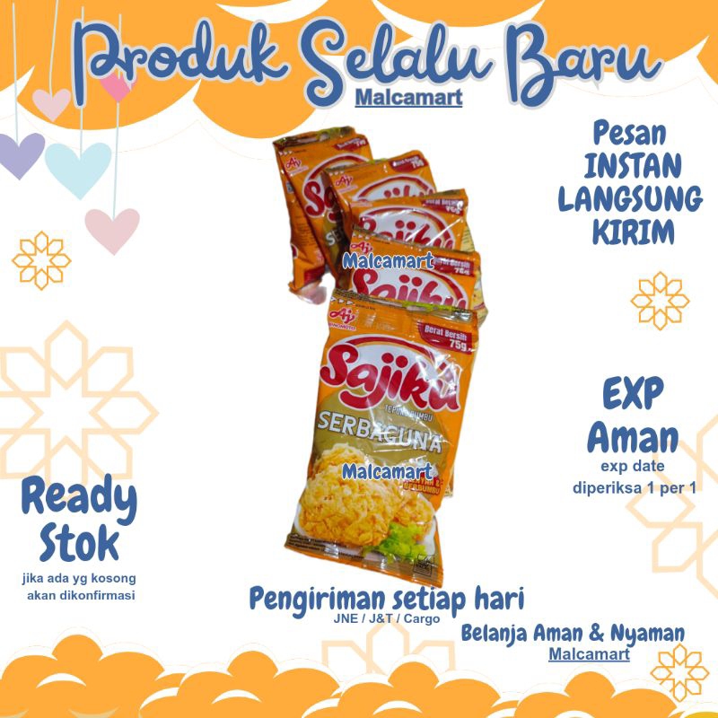 

Sajiku Tepung Bumbu Serba guna 10 pcs @75 gram