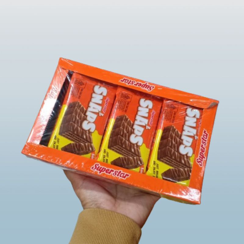 

SUPERSTAR SNAPS TRIPLE CHOCOLATE ISI 5 WAFER PER SACHET NETTO 12 PCS X 28 GR