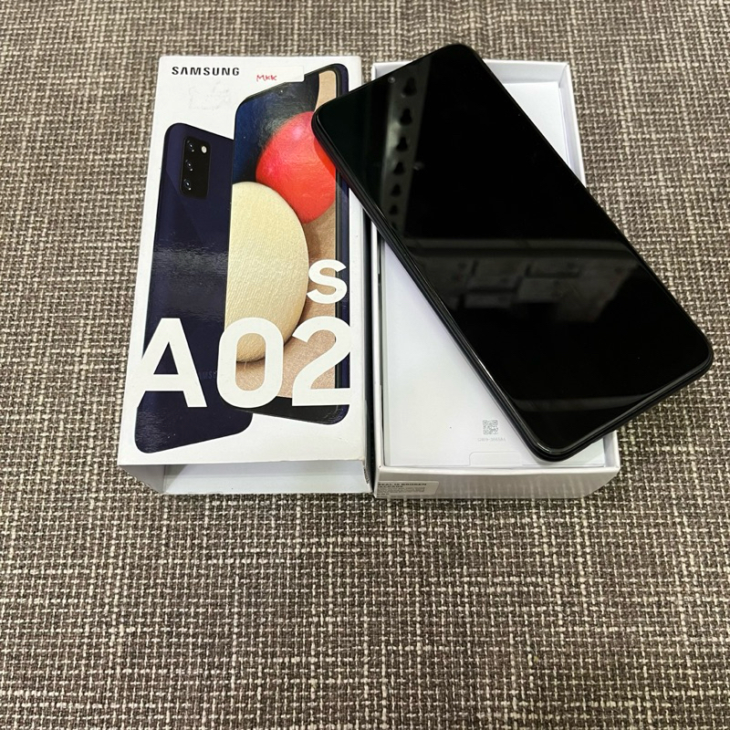 Samsung Galaxy A02s 3/32gb Fullset Second Garansi Resmi