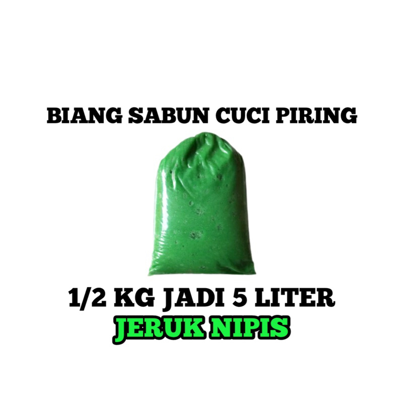(COD) BIANG SABUN CUCI PIRING 1/2 KG JADI 5 LITER DENGAN FORMULA EXTRA KESAT