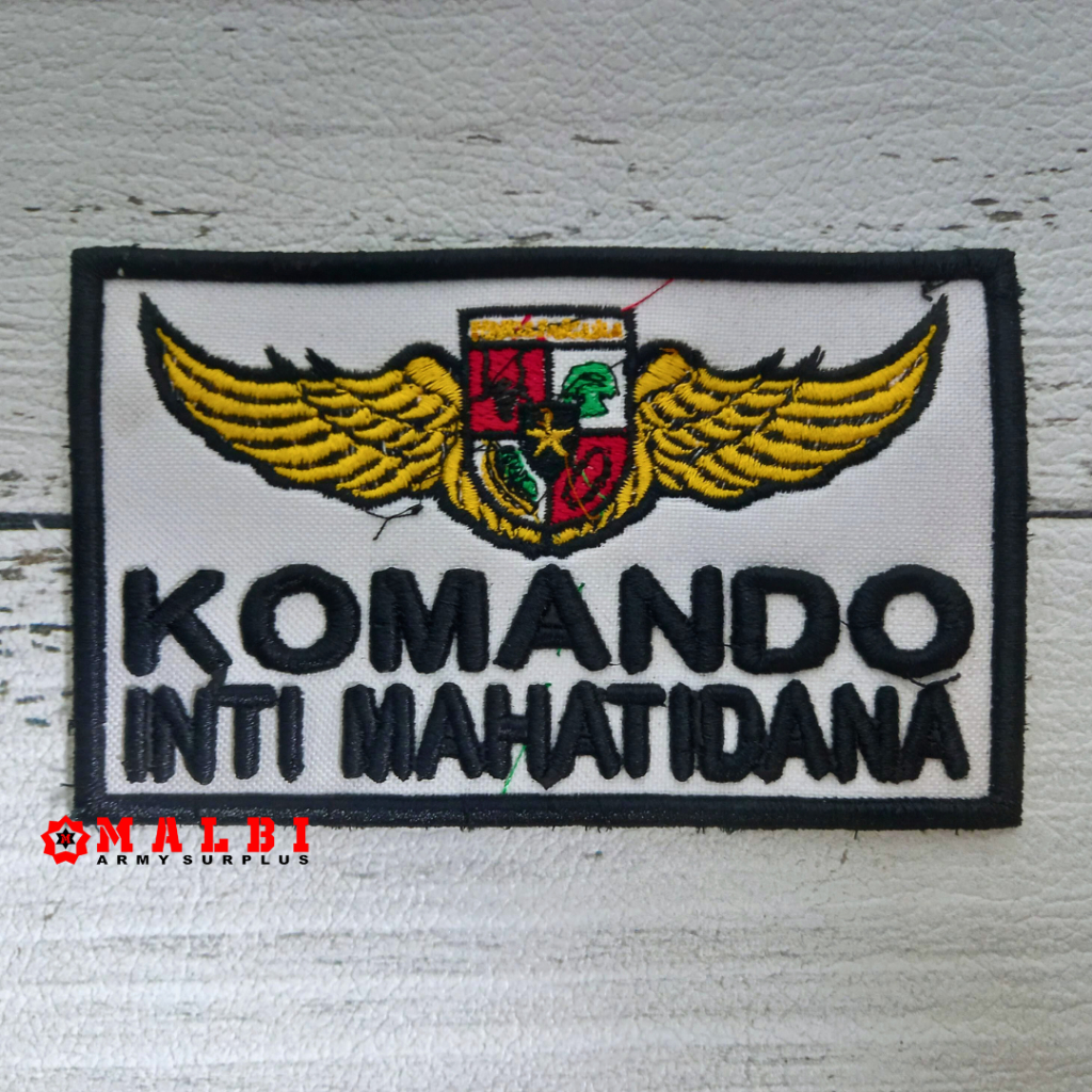 Atribut Bet Badge PEMUDA PANCASILA Komando Inti Mahatidana Besar Timbul