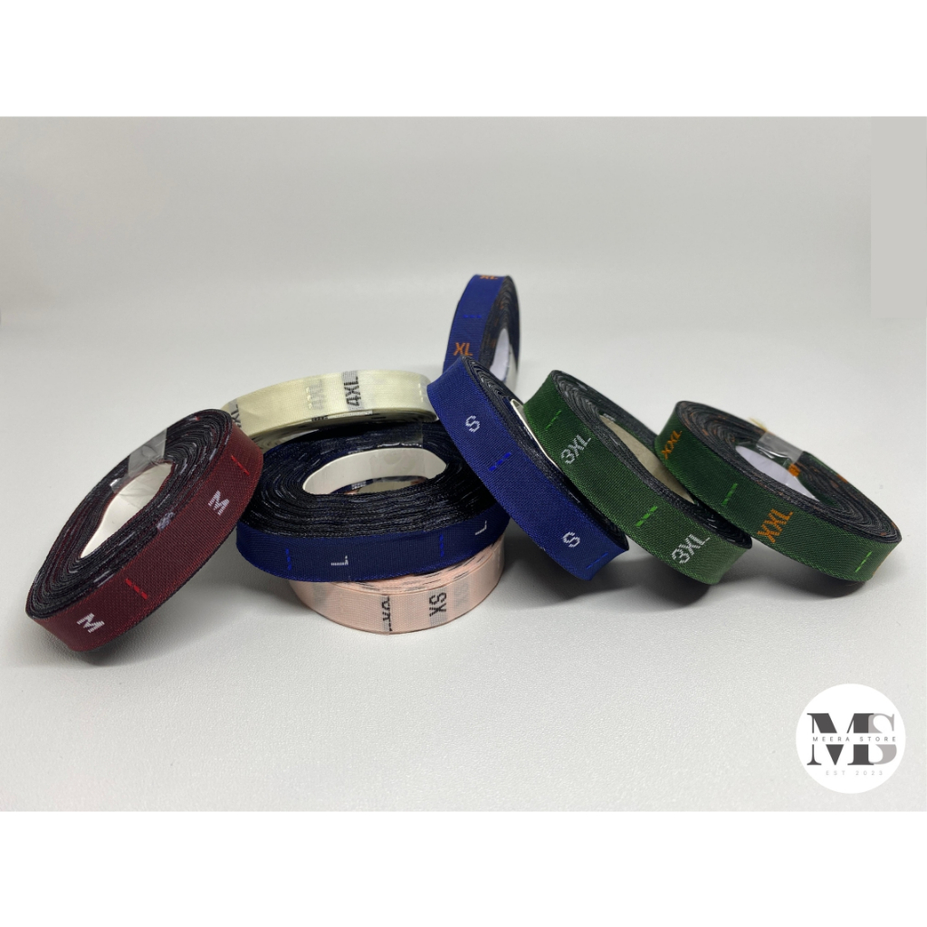 

Size Label Roll Warna Lengkap | READY STOK!!!
