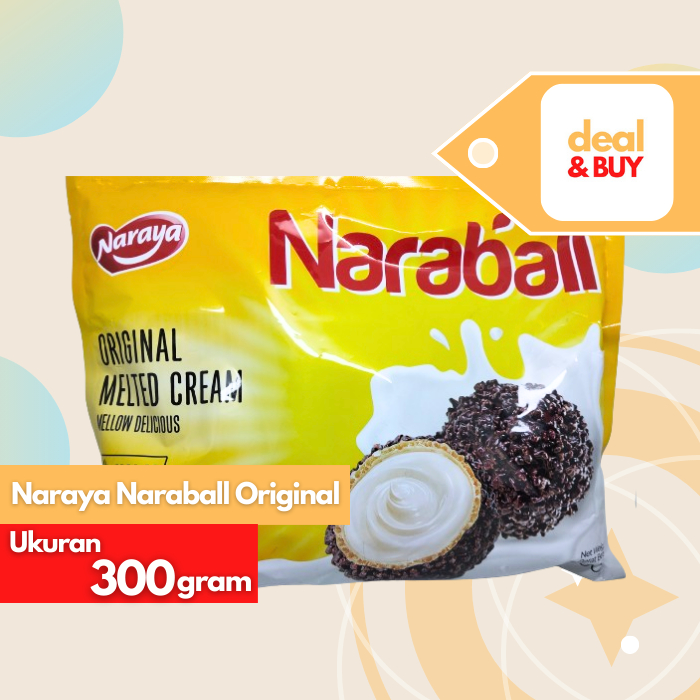 

Naraya Naraball Original/ Wafer Salut Kukis Rasa Original 300g