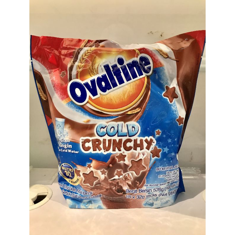 

OVALTINE CRUNCHY ICED CHOCO ISI 576gr (18Stick)