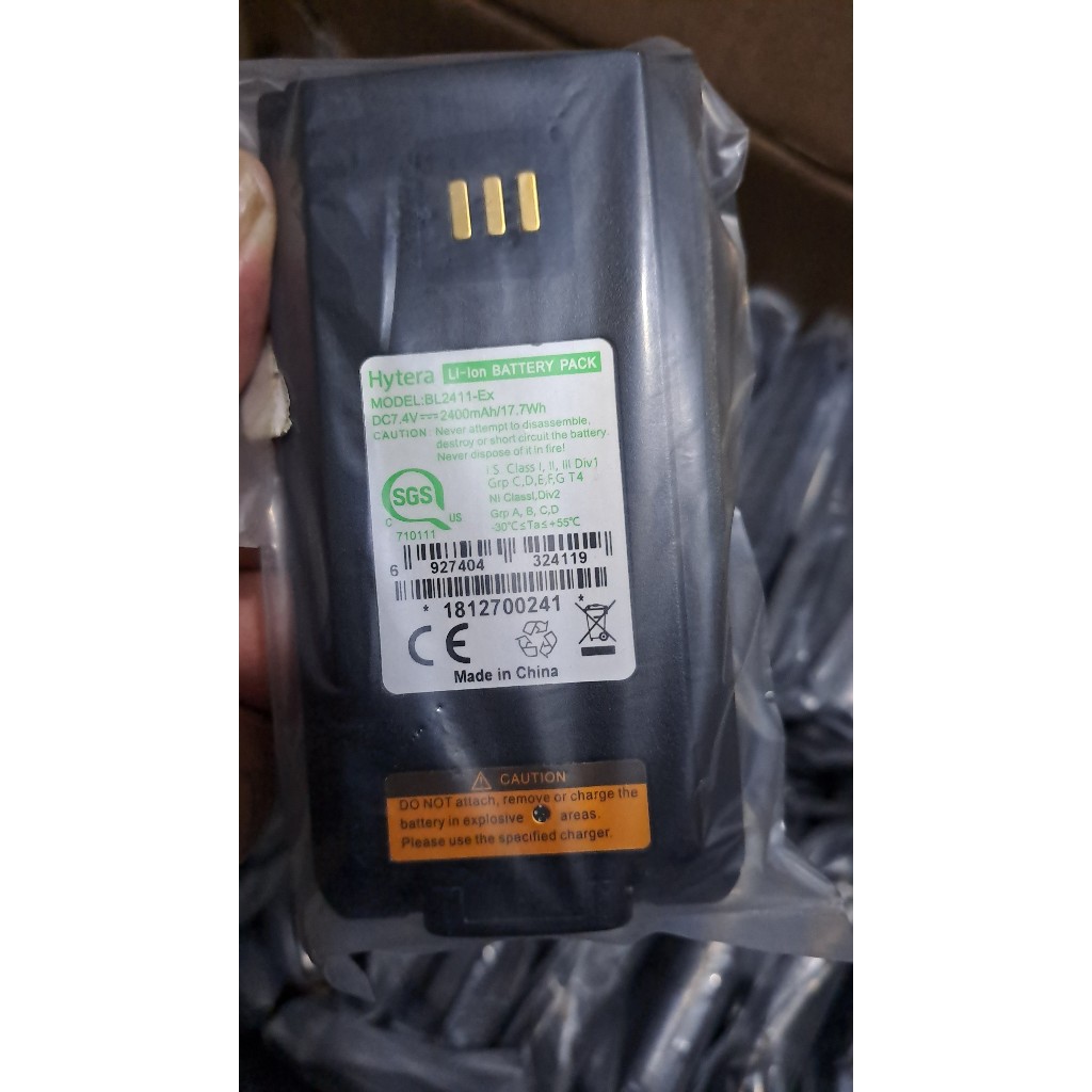 Battery Ht Hytera Pd788 Baterai Hytera PD 788 Tipe BL-2411 Ex Murah Explosive Proof Baterai Second D