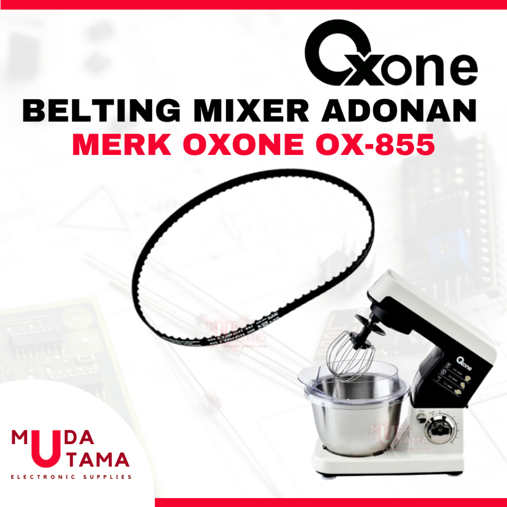 KARET MIXER OXONE OX-855 - BELTING MIXER TURBO OXONE OX-855 - VANBELT MIXER TURBO OXONE OX855 - KARE