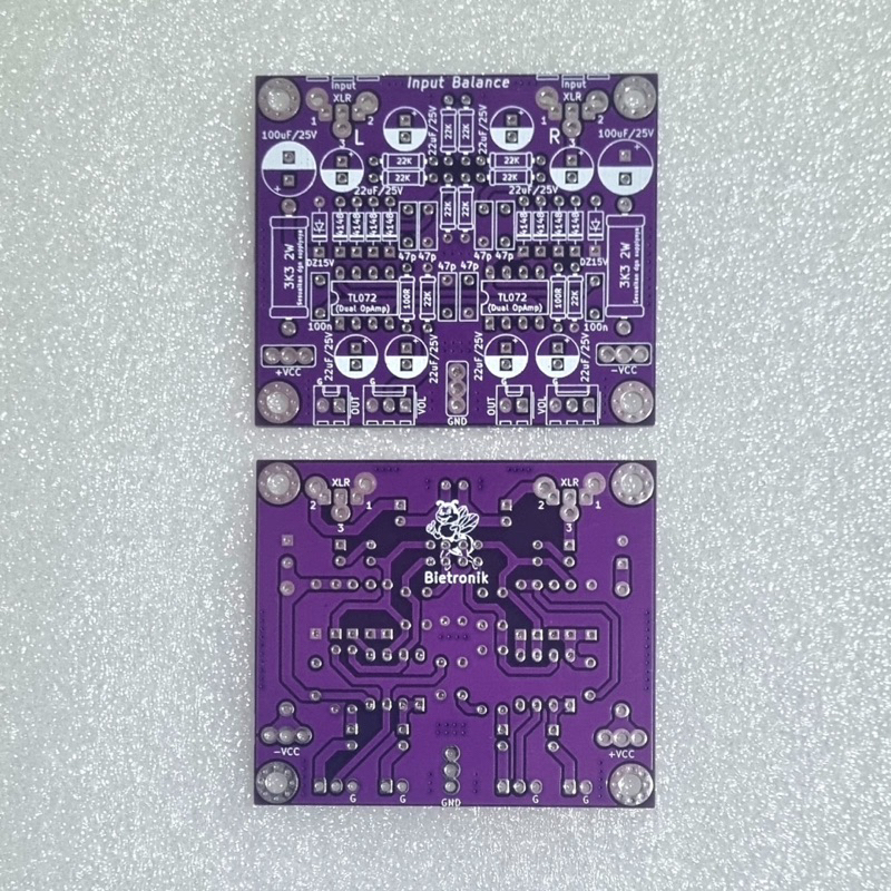 PCB Mini Input Balance Stereo Fiber Double Layer