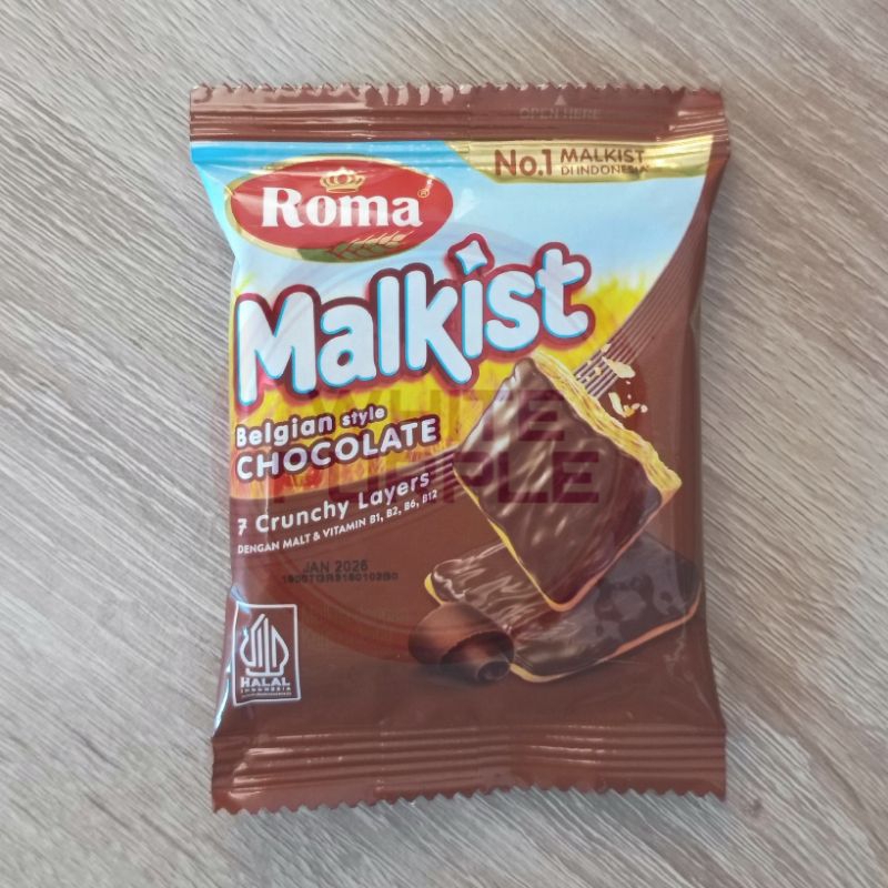 

ROMA MALKIST COKELAT 10 PCS RENCENG