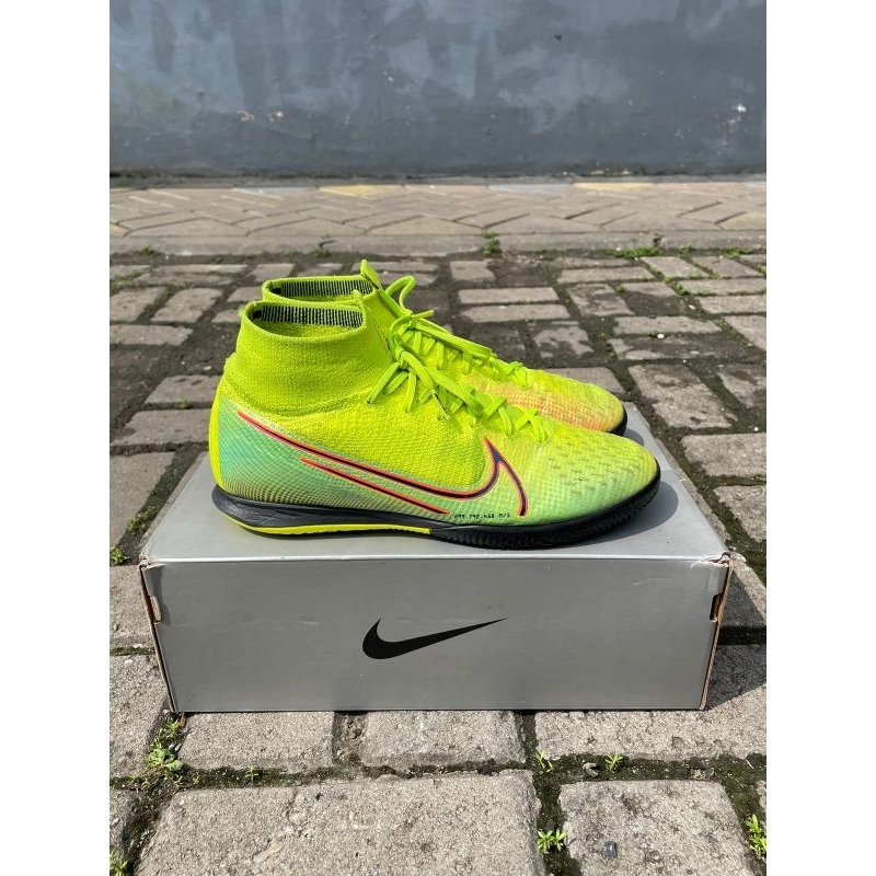 Sepatu Futsal Nike Superfly 7 Elite MDS IC Lemon
