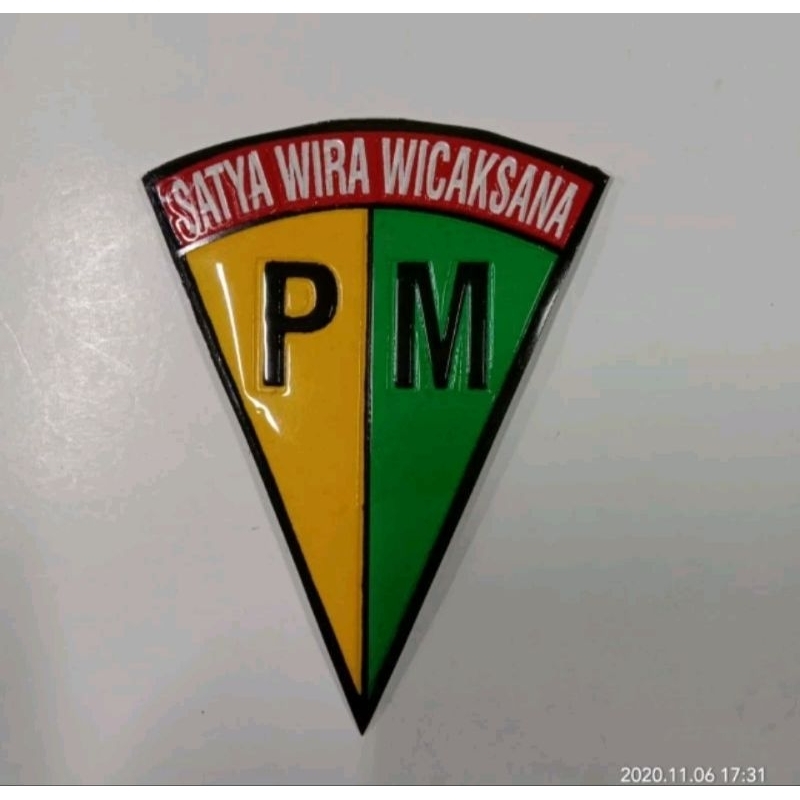 

stiker embos besar pm | stiker pm | stiker pm segitiga timbul | stiker kaca | stiker motor