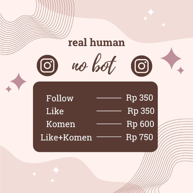 Follow Like Komen Instagram Real Human no Bot