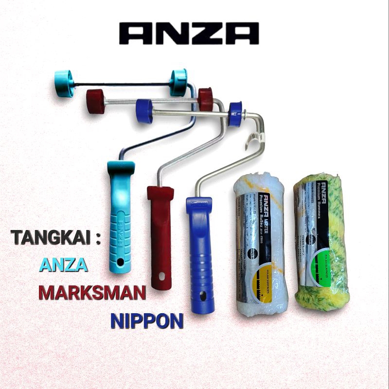 KUAS ROL CAT TEMBOK ANZA 7" ORIGINAL