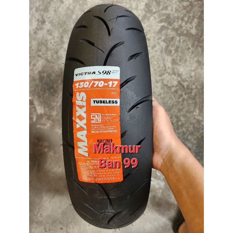 Promo Ban motor MAXXIS Victra S98ST 130/70 Ring 17 130/70-17 Tubeless Termurah