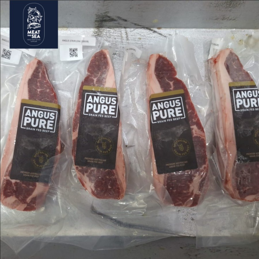 

Daging Sapi AUS Premium ● Striploin Beef Steak ● ANGUS PURE