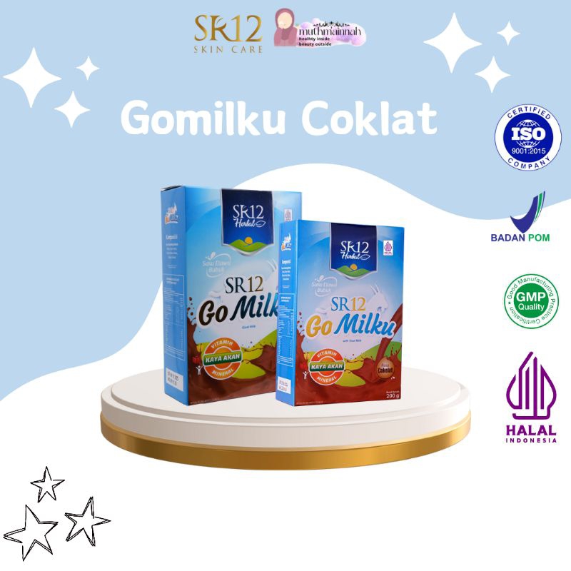 

GOMILKU COKLAT SR12/SUSU KAMBING ETAWA/MENGATASI GANGGUAN LAMBUNG