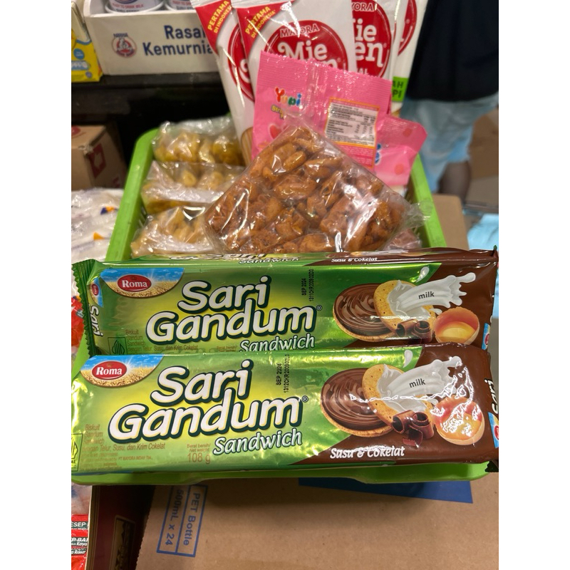 

roma Sari gandum cokelat 108gr