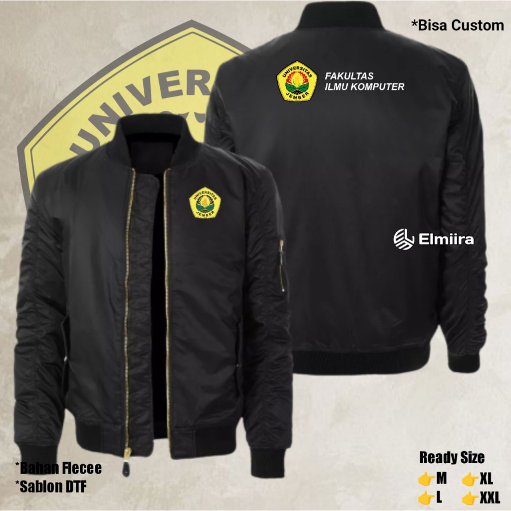 Jaket Universitas Jember Jaket Bomber