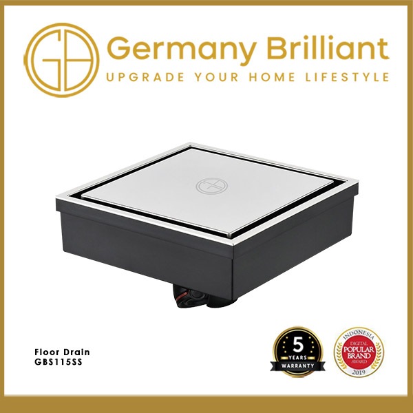 Germany Brilliant Smart Floor drain/Saringan Got Anti Bau GBS115SS