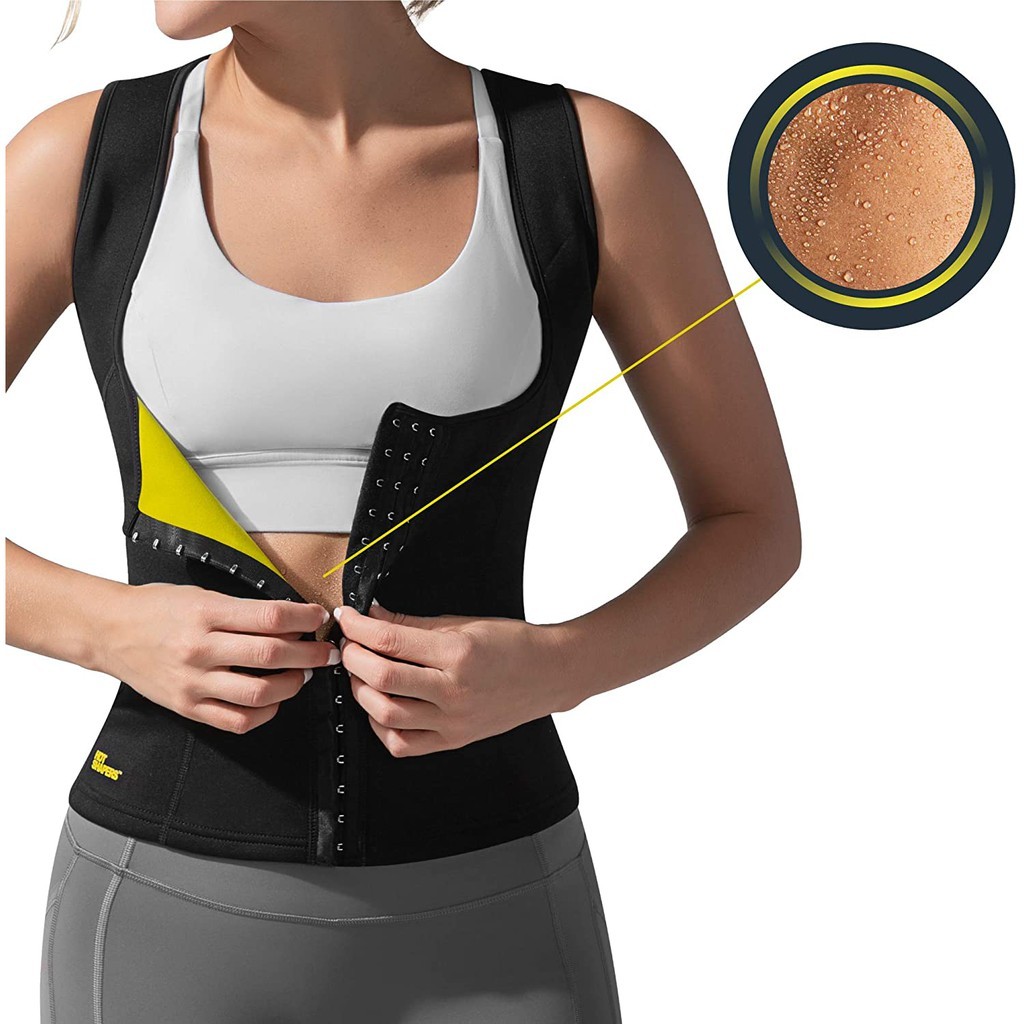 Korset Pelangsing Pria Wanita Ori Korset Olahraga Hot Shaper Pembakar Lemak Korset Pengecil Perut Bu
