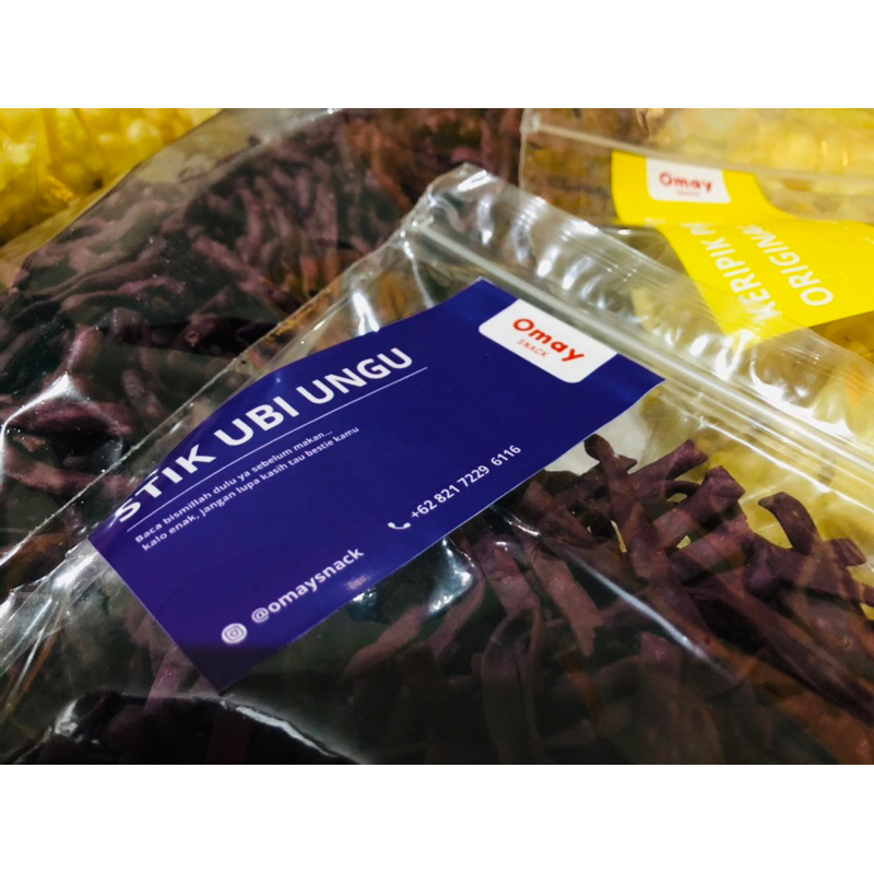 

STIK UBI UNGU ORIGINAL OMAY SNACK VIRAL 1KG