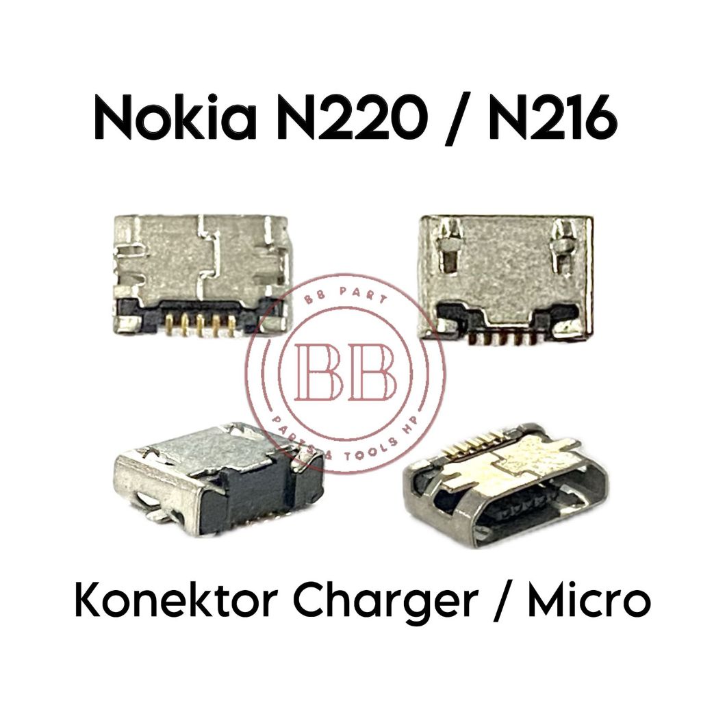 Konektor Charger Only Type Micro Nokia N220 / N216 - Connector Cas Charge Casan