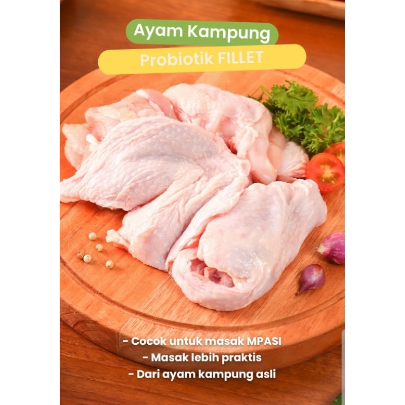 

Ayam Kampung Probiotik fillet/ayam organik frozen