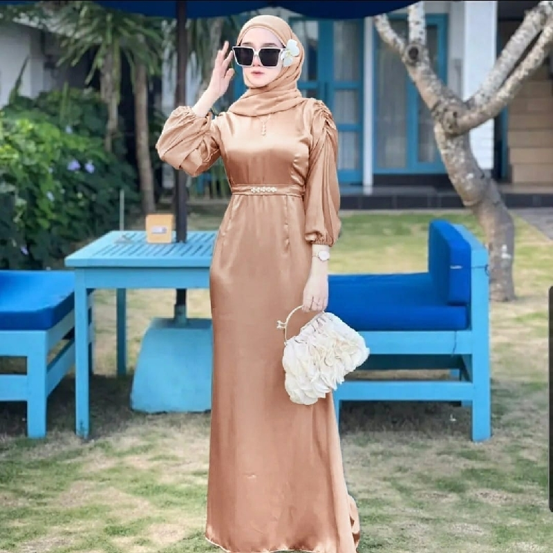 Dress Maxi Satin Rani (New Model)