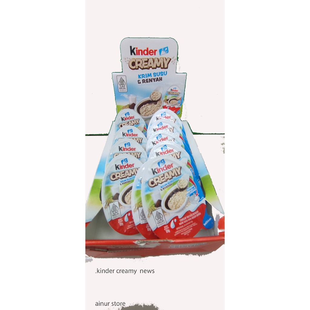 

kinder creamy 19grm TERBARU