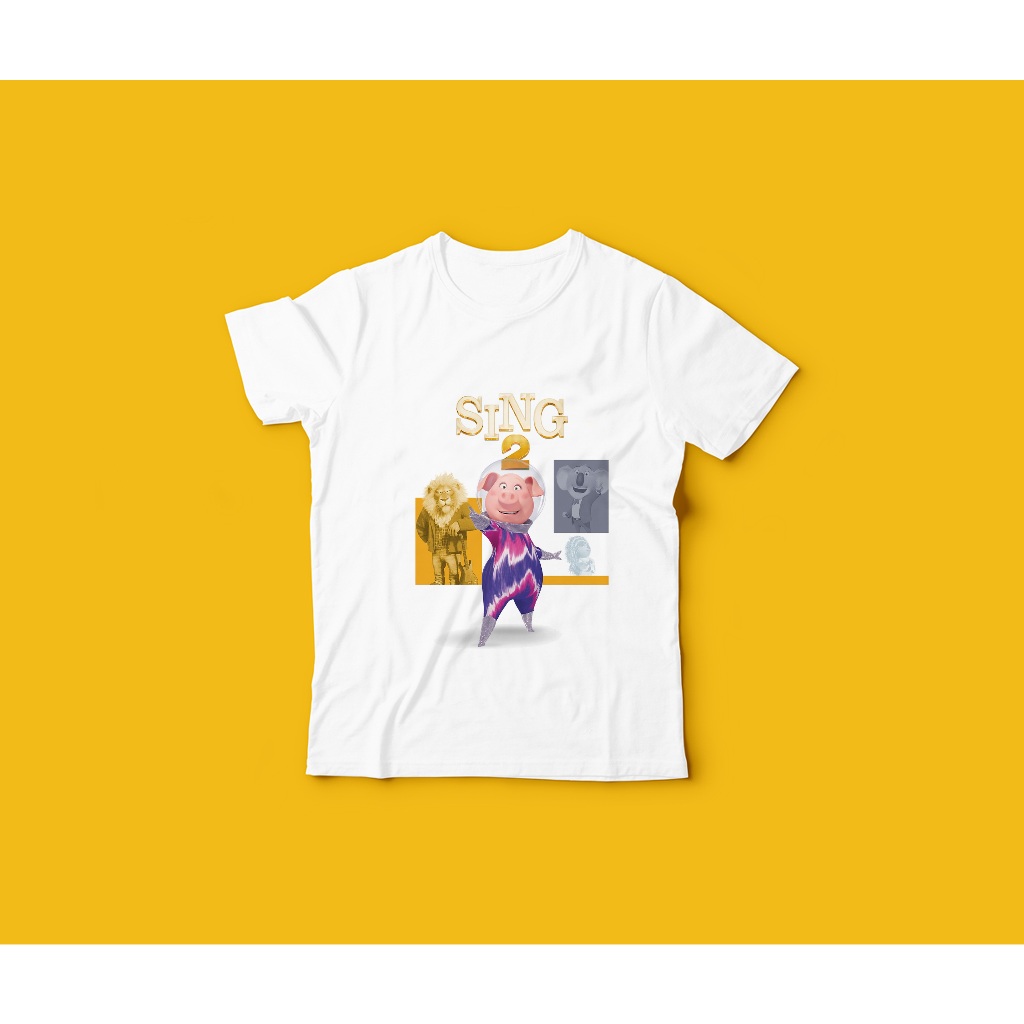 KD011 KAOS ANAK KAOS SING 2 KAOS DISTRO PREMIUM T-SHIRT