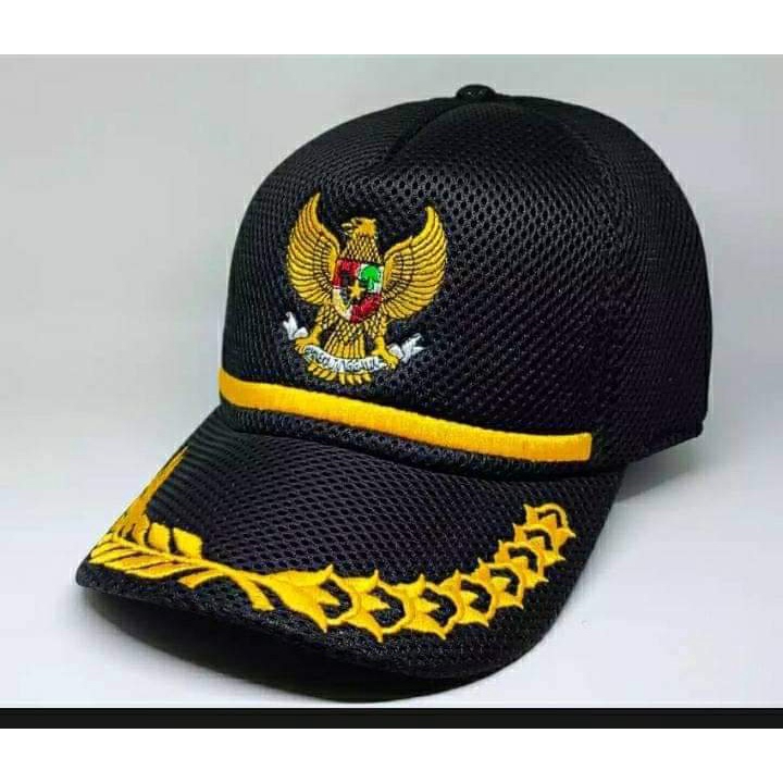 Topi PNS LOGO GARUDA/Topi jaring//Topi Camat//Topi Kepala Desa/Pensiunan
