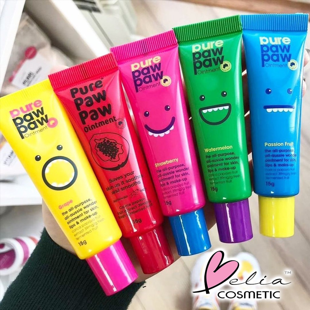 TERBARU  BELIA  Pure Paw Paw Ointment 25g  Lip Balm  Salep  Make up pawpaw
