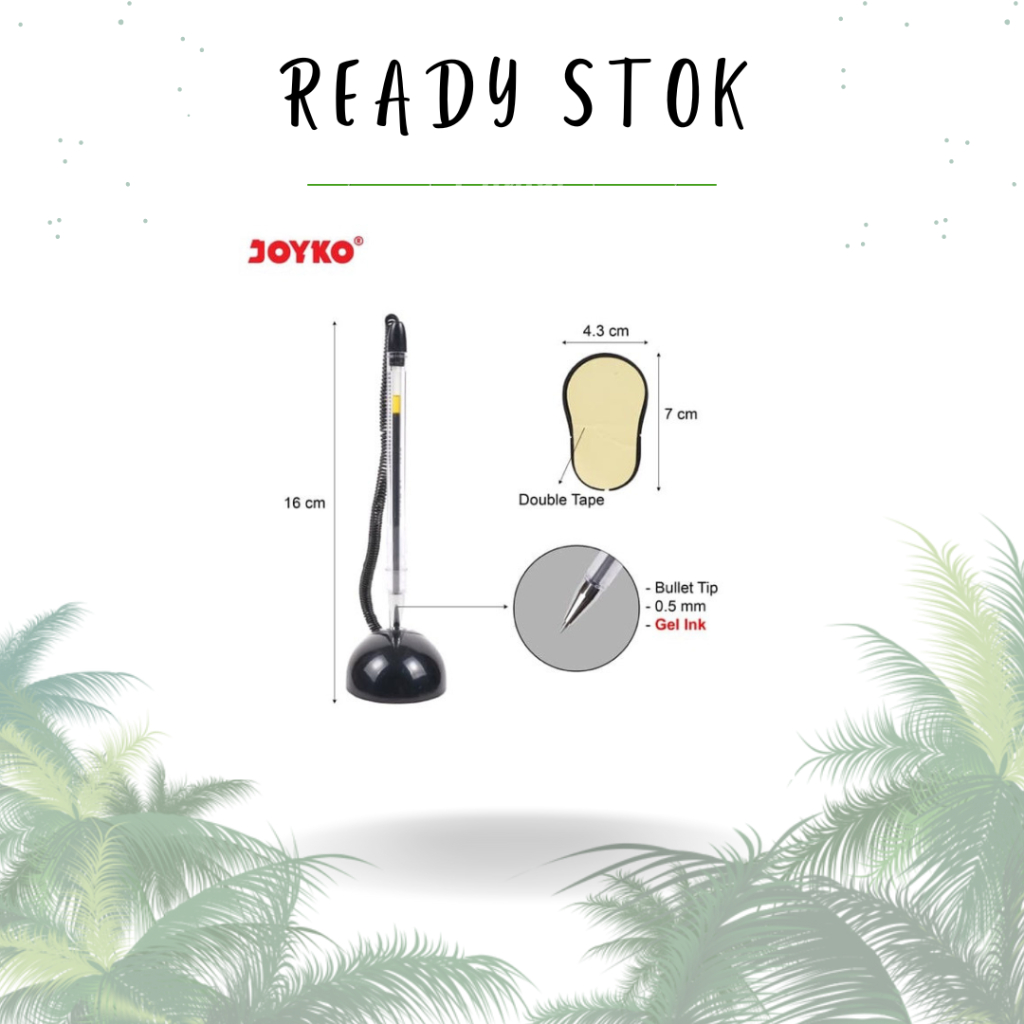 

Pulpen Meja / Pena Berdiri / Pen Stand PSGP-147 (Gel Pen) / PSBP-150 (Ball Pen) Joyko