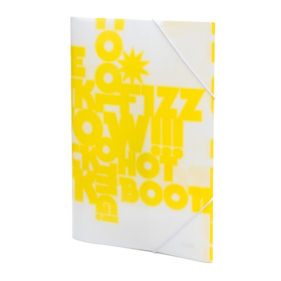 

Bantex PP Jolly Bright Elastic Folder Folio Lime #3432 65